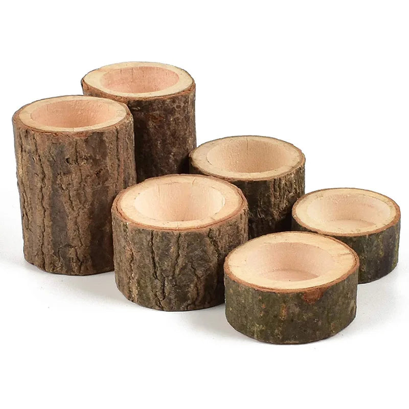 Wooden Candle Holder