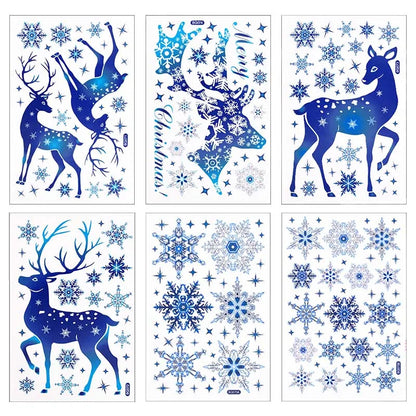 Christmas Elk Snowflake Stickers