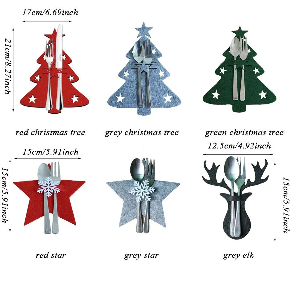 Christmas Knife and Fork Holder