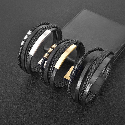 Braided Multilayer Bracelet