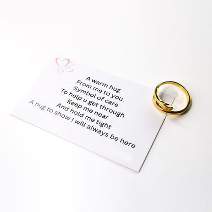 Huggin Gold Ring